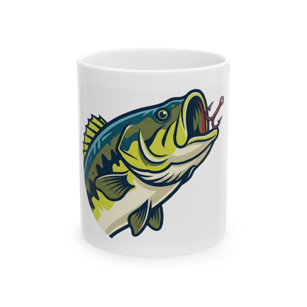 "Jerk Until She Swallows" White Ceramic Mug — Graphic
