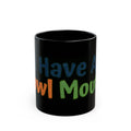 "Fowl Mouth" Black Ceramic Mug — Graphic