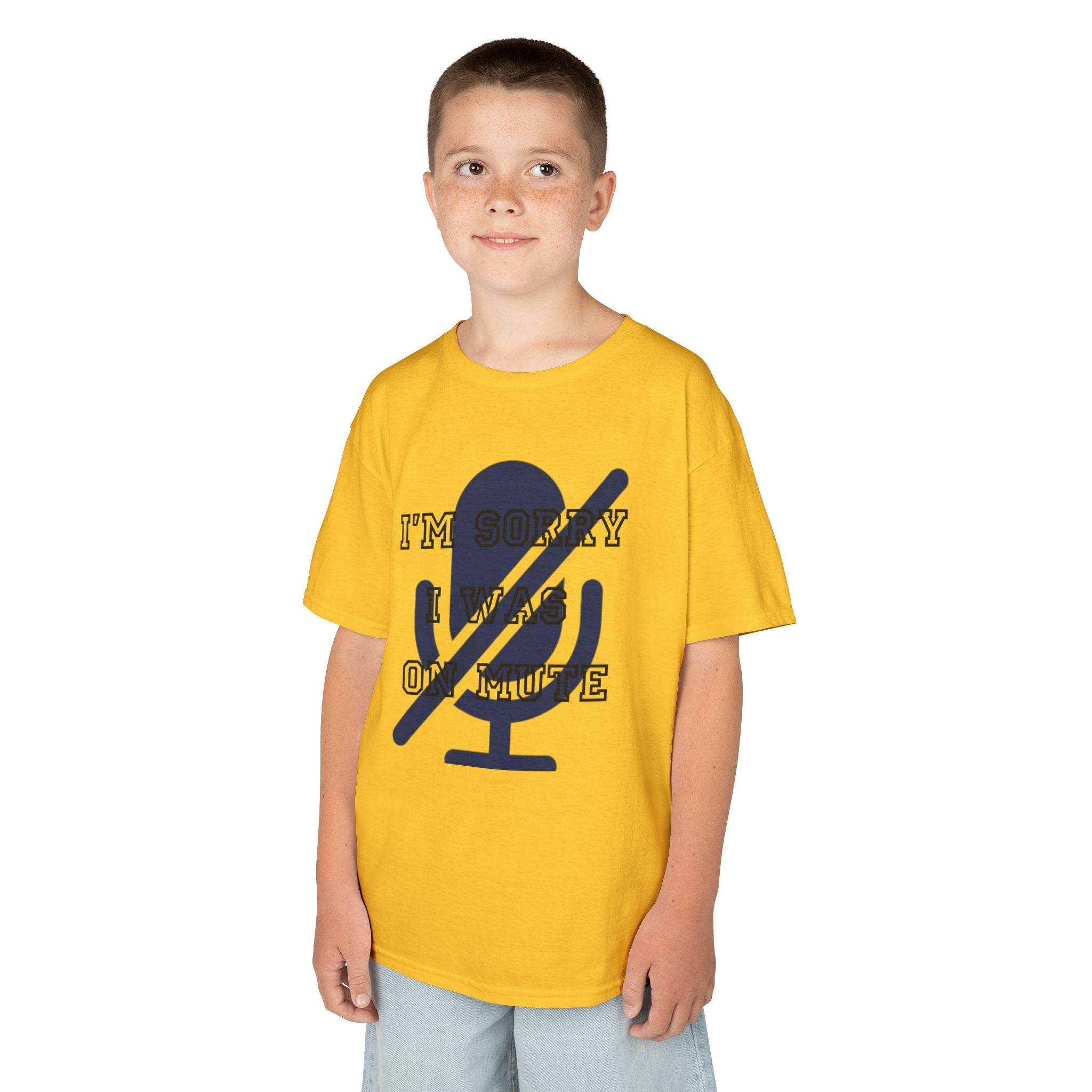 "I'm Sorry I Was On Mute" Kids Tee