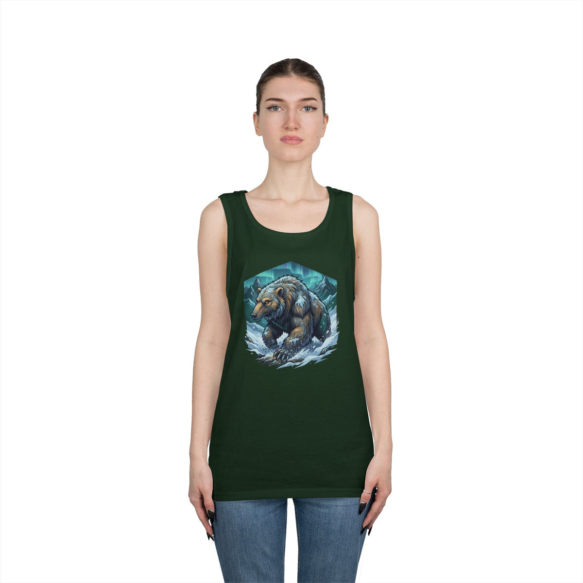 Color: Forest Green | Alioat (Siberian Folklore) Tank Top