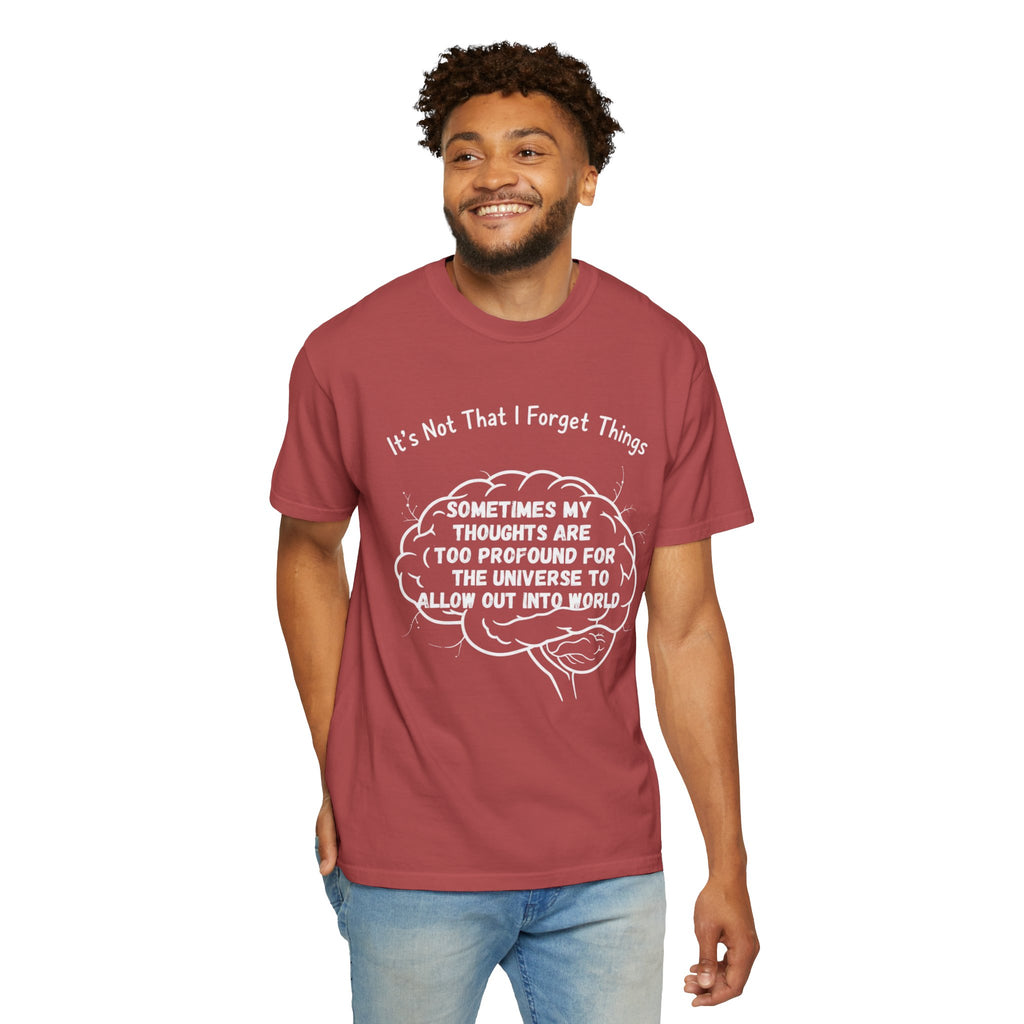 "Profound Thoughts 2" Unisex Garment-Dyed T-shirt