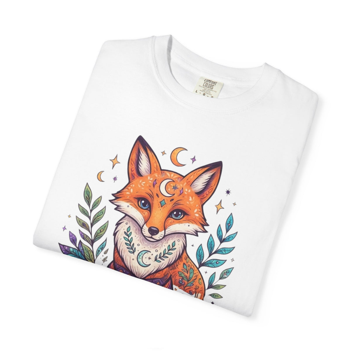 "Hippy Fox" Unisex Garment-Dyed Tee