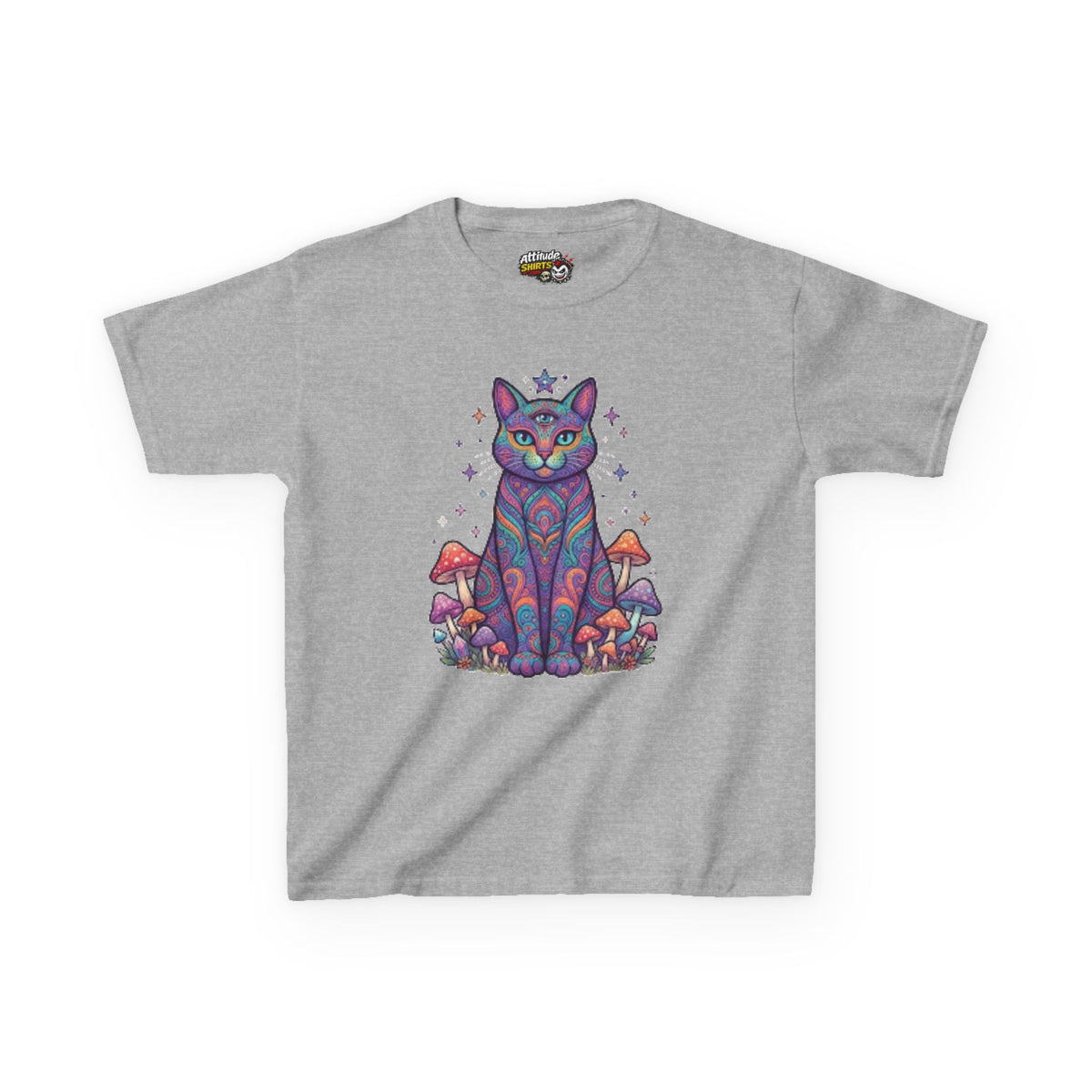 "Hippy Cat" Kids Tee