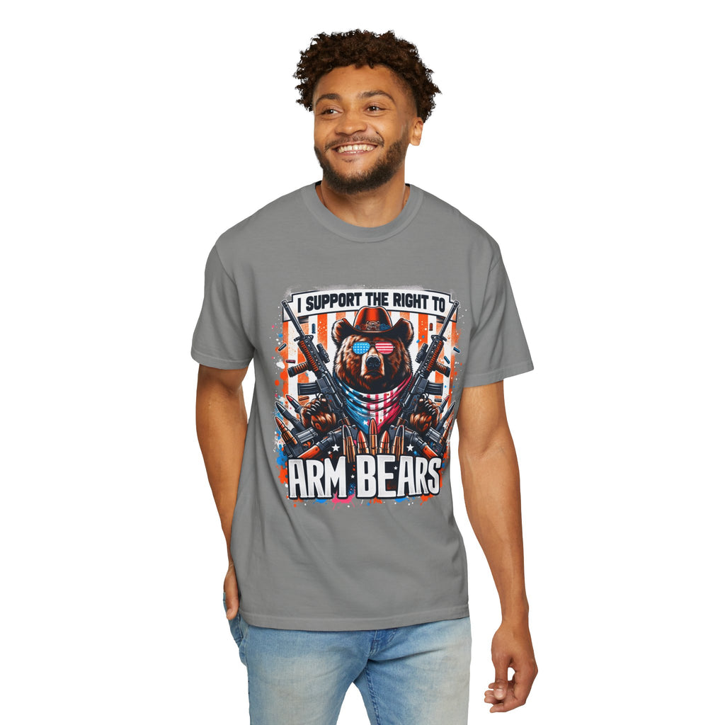 "Right to Arm Bears" Unisex Garment-Dyed T-shirt