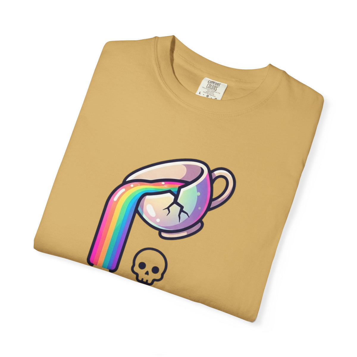 "Surviving on Caffeine Spite and Superior Aesthetics" Unisex Garment-Dyed Tee