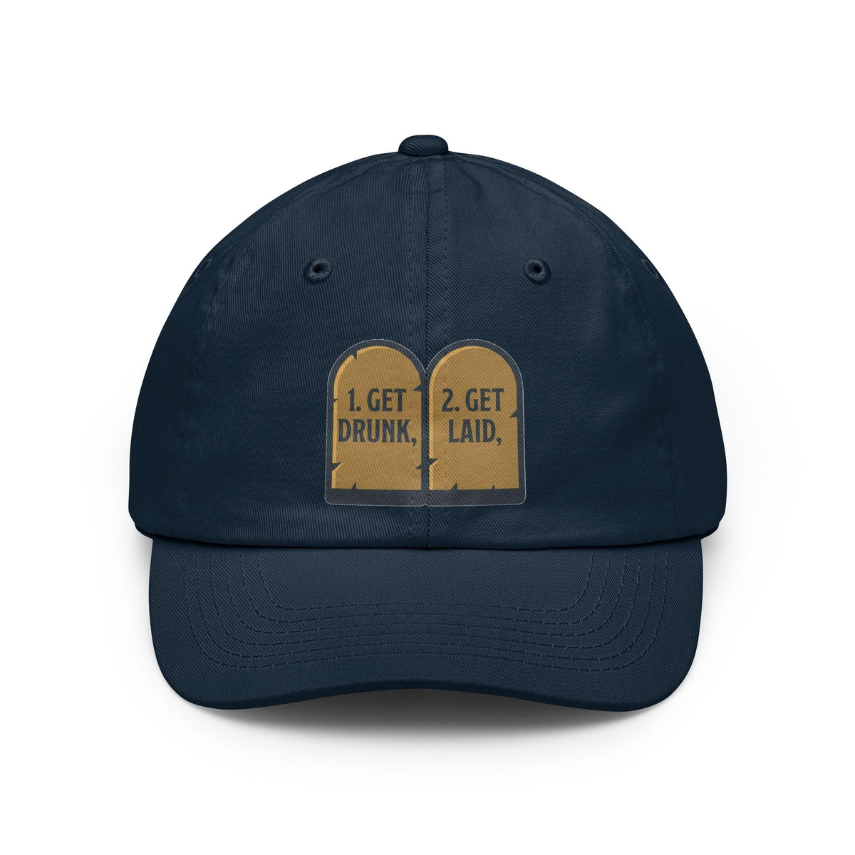Color: Navy | 11th and 12th Commandment Dad Hat — -C