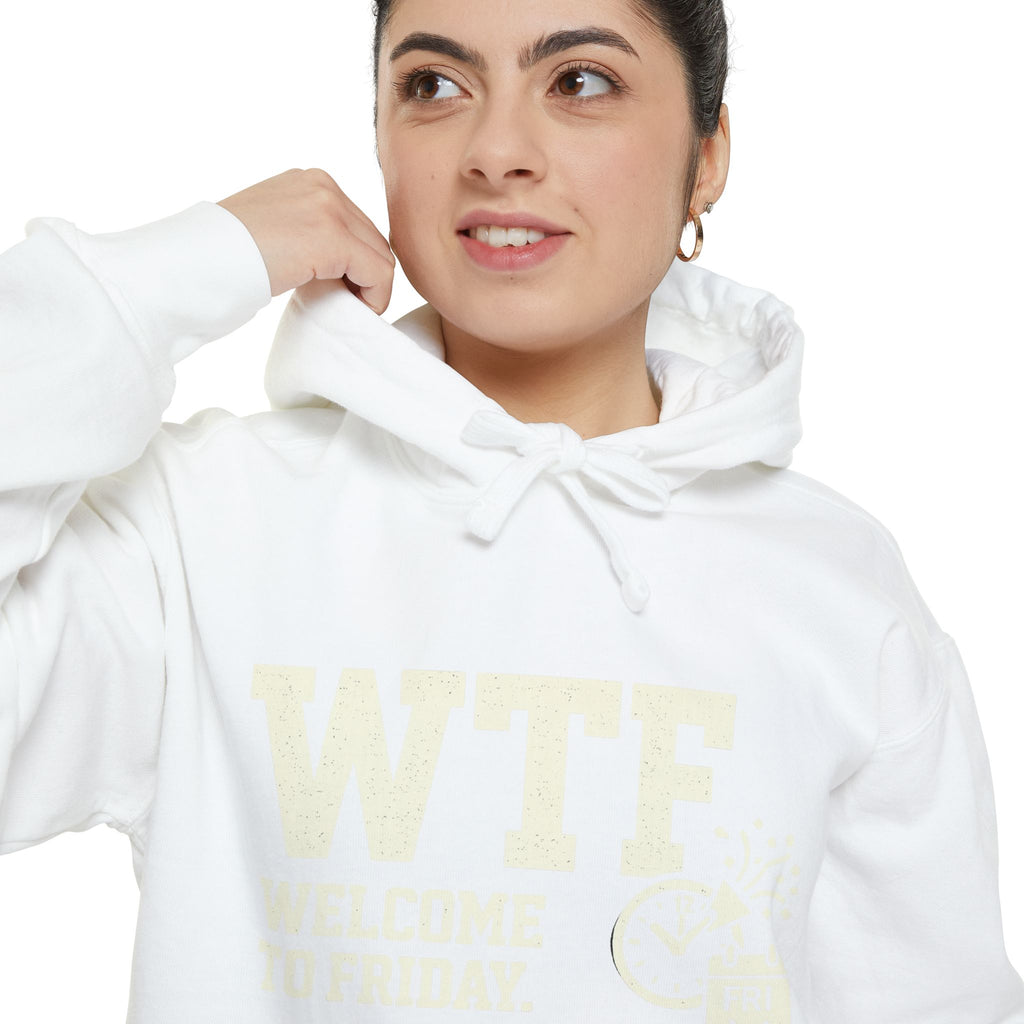 Finally Freaking Friday | Garment-Dyed Hoodie — AttitudeShirts