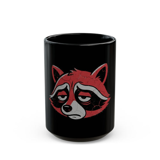 "Surviving Another Meeting" Black Ceramic Mug — Graphic