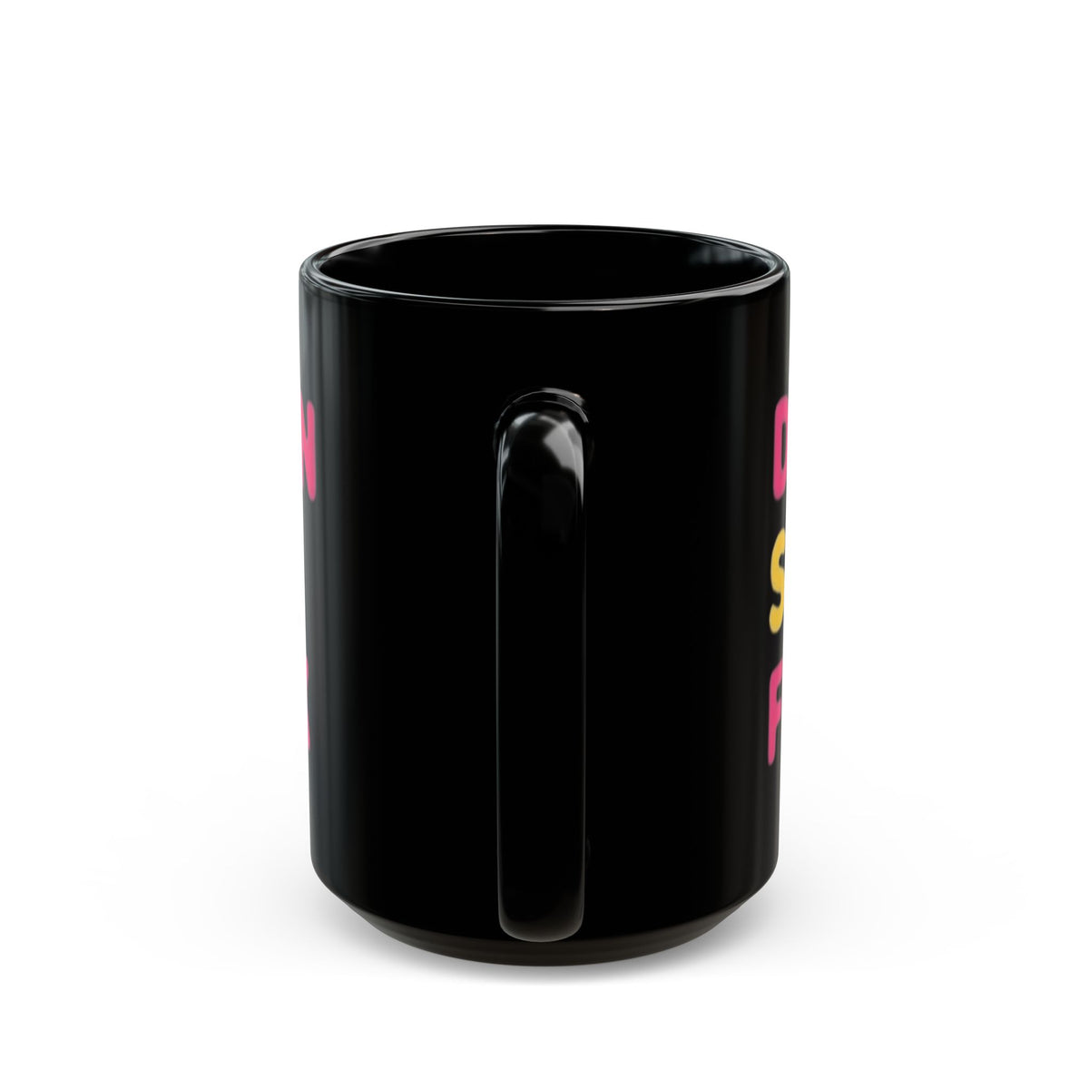 "Do You Think I Give A" Black Ceramic Mug — Graphic