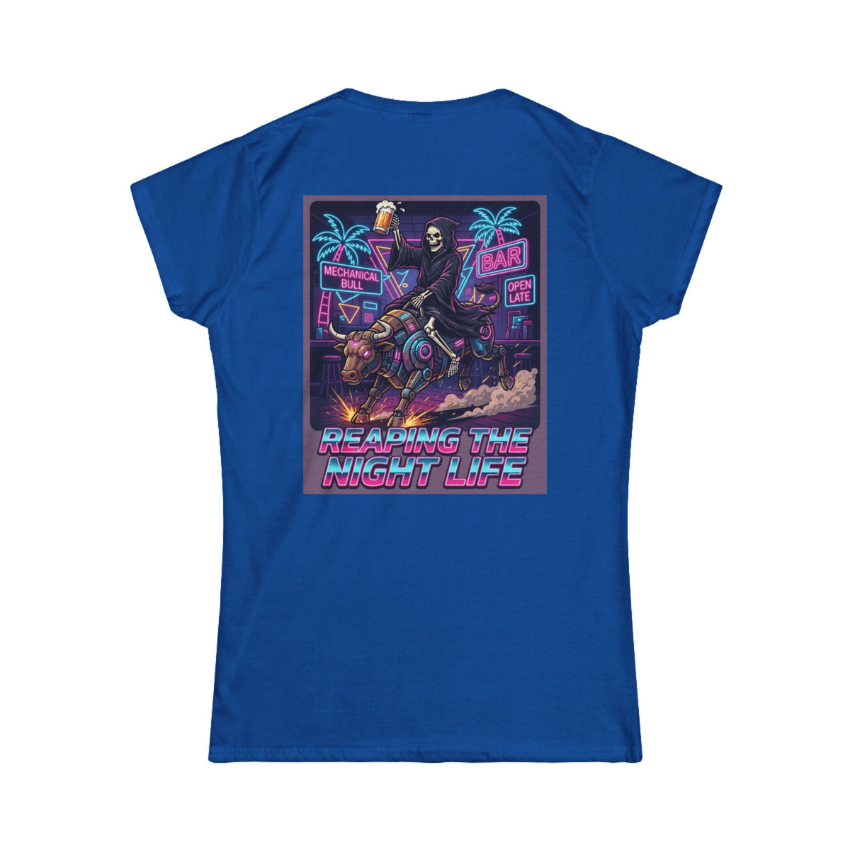 Color: Royal | Reaping the Night Life Women's Tee