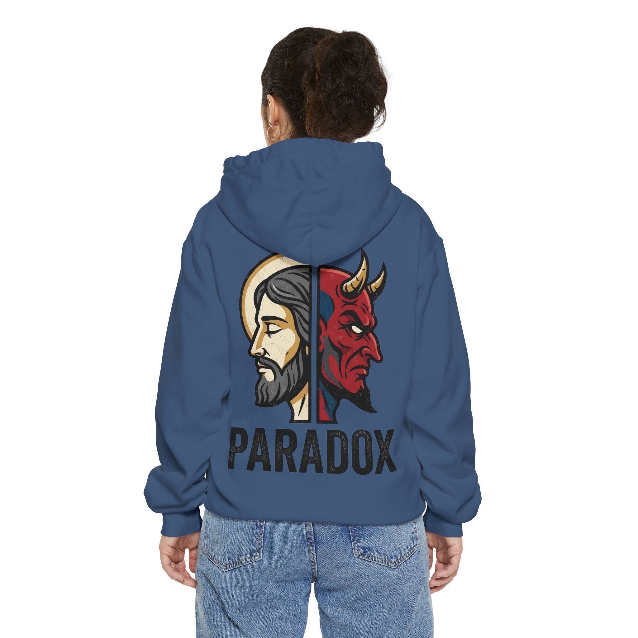 "Paradox" Garment-Dyed Hoodie