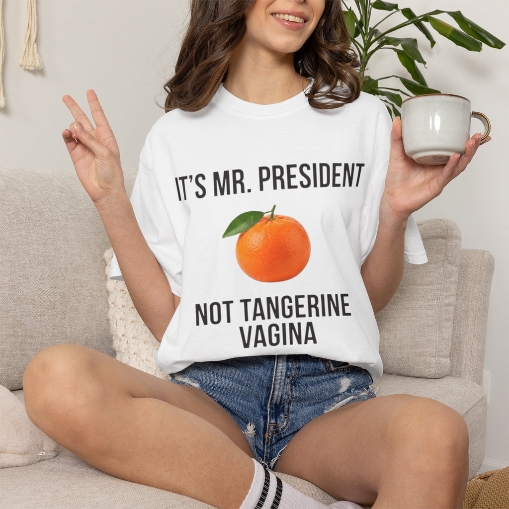 "Tangerine Vagina" Unisex Garment-Dyed Tee