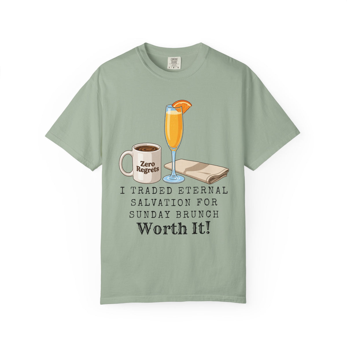Color: Bay | Brunch So Hard | Garment-Dyed Tee — AttitudeShirts