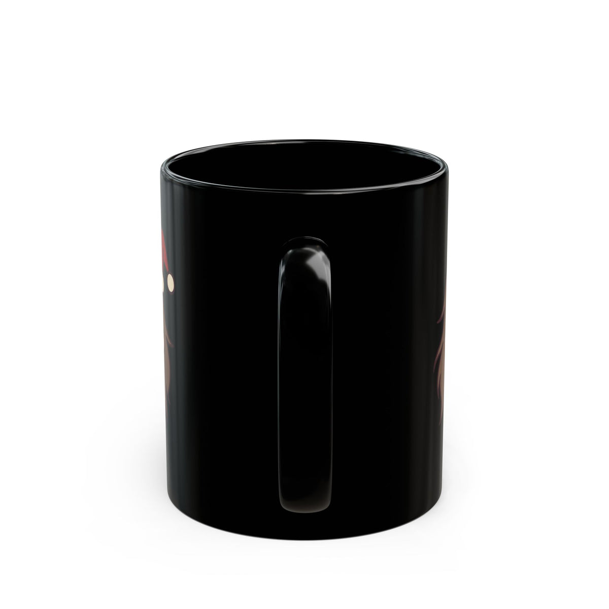 "Christmas Is Ruined" Black Ceramic Mug — Graphic