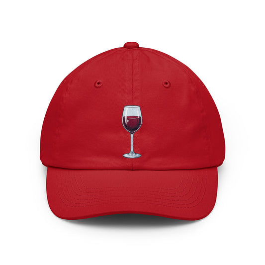 Color: Red | Wine Expert Dad Hat — Graphic