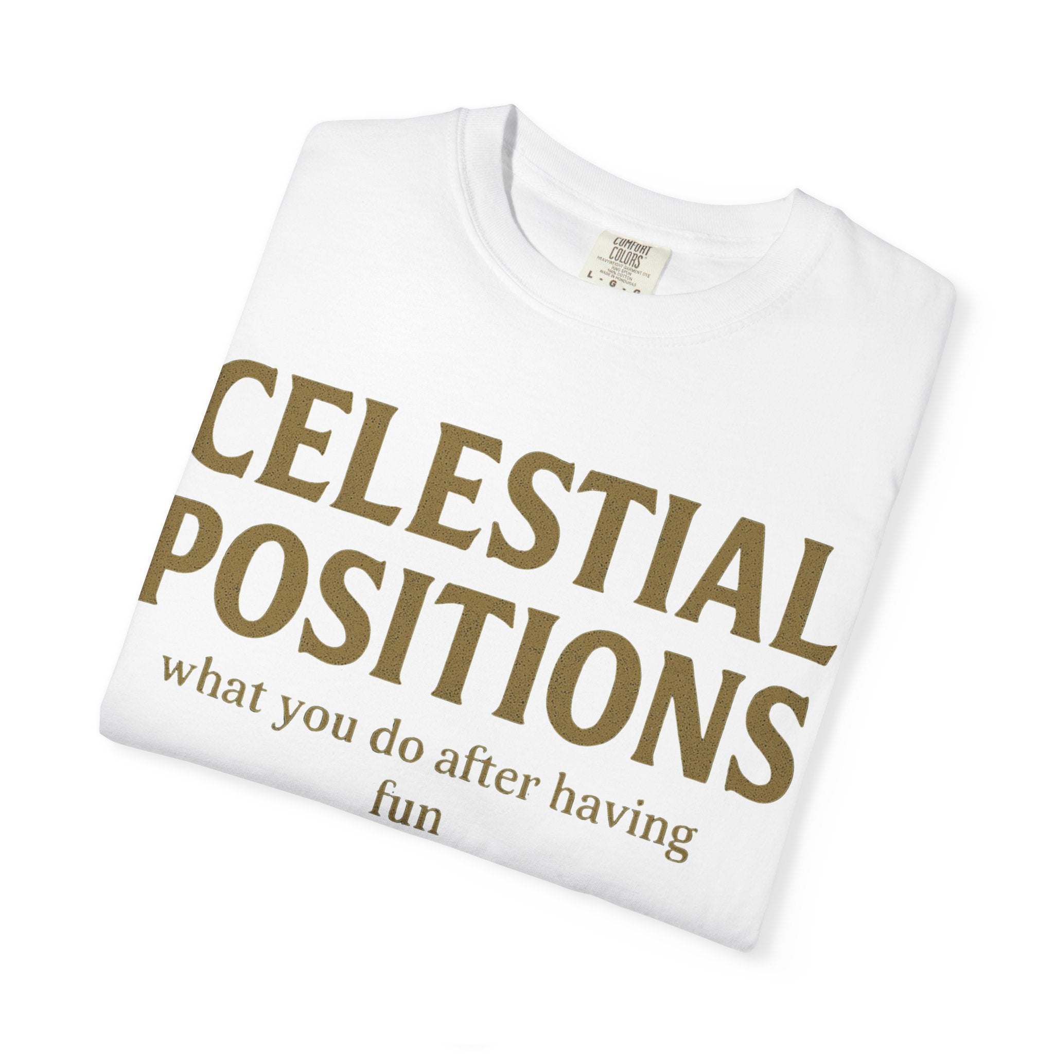 "Celestial Positions" Unisex Garment-Dyed T-shirt