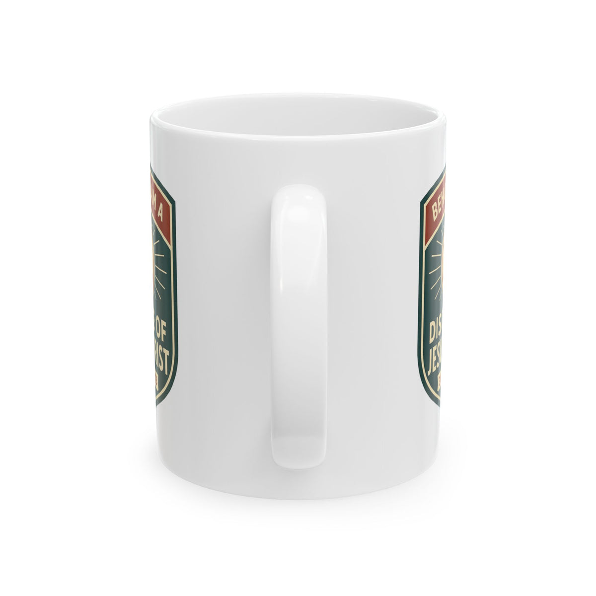 "Disciple of Christ" White Ceramic Mug