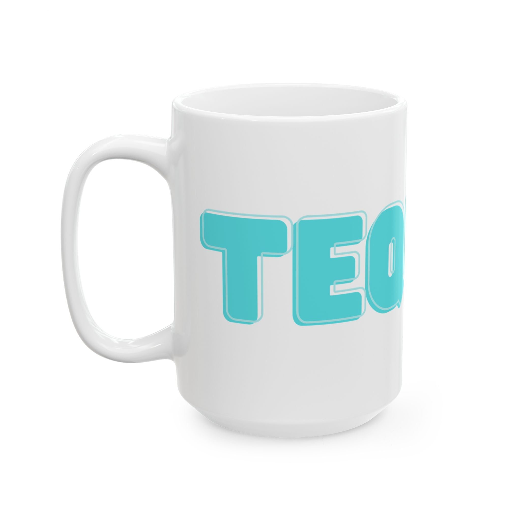 "Tequila Makes You Take Your Clothes Off" White Ceramic Mug — Graphic