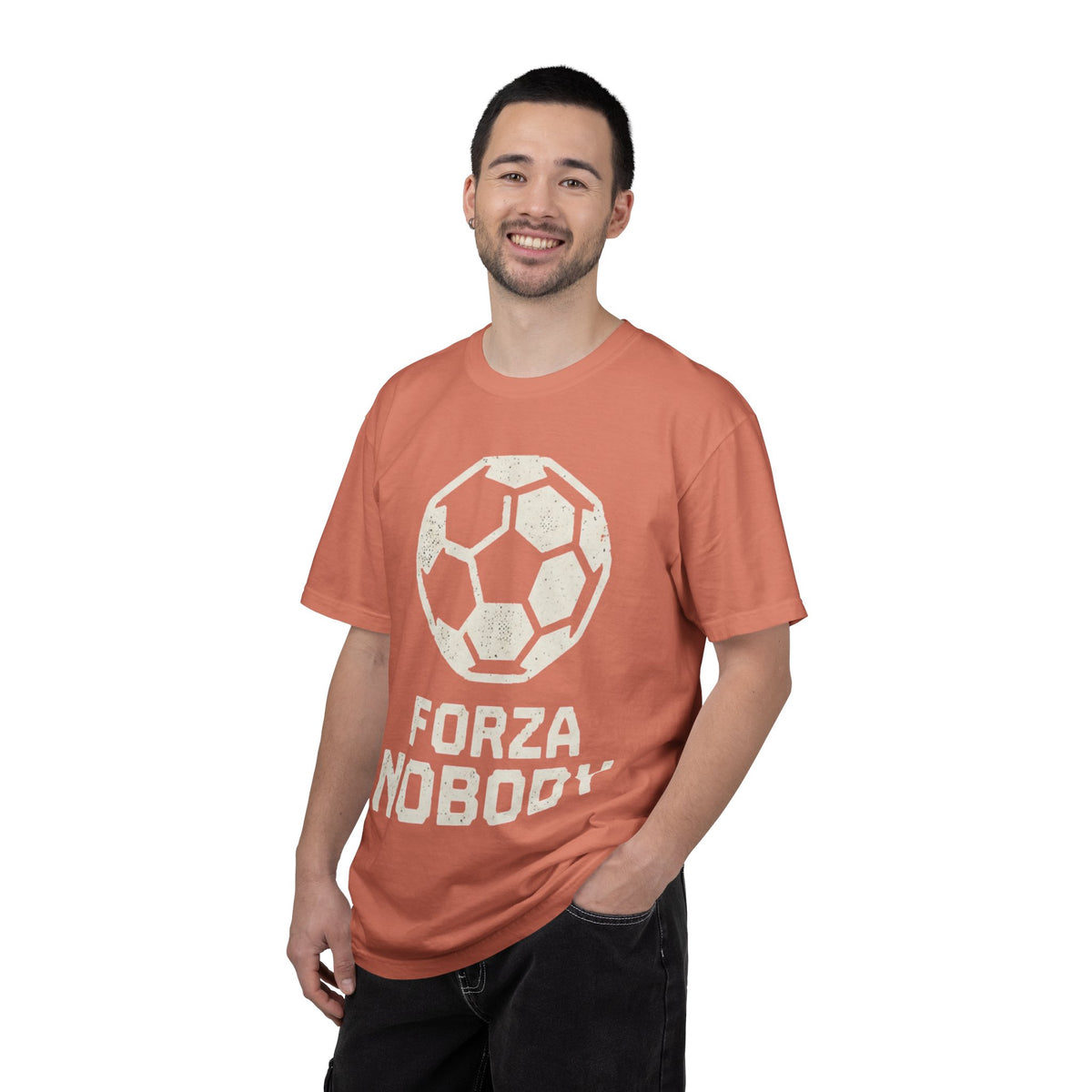 Color: Terracotta | Forza Nobody Unisex Garment-Dyed Tee