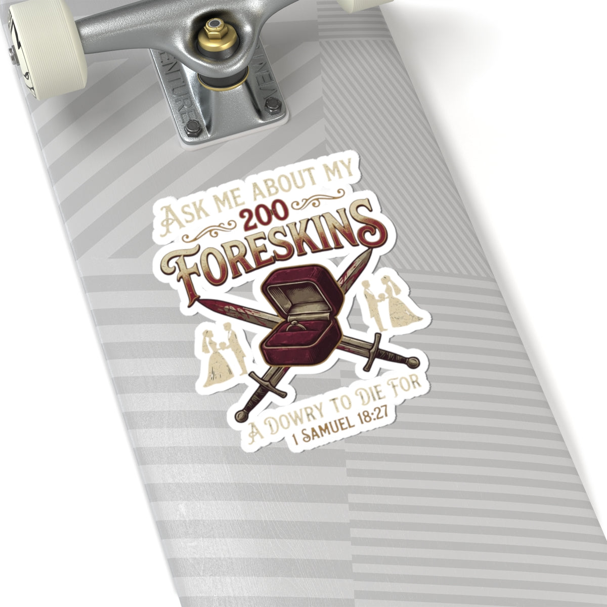 "Good Book Series 200 Foreskins" Sticker — Main