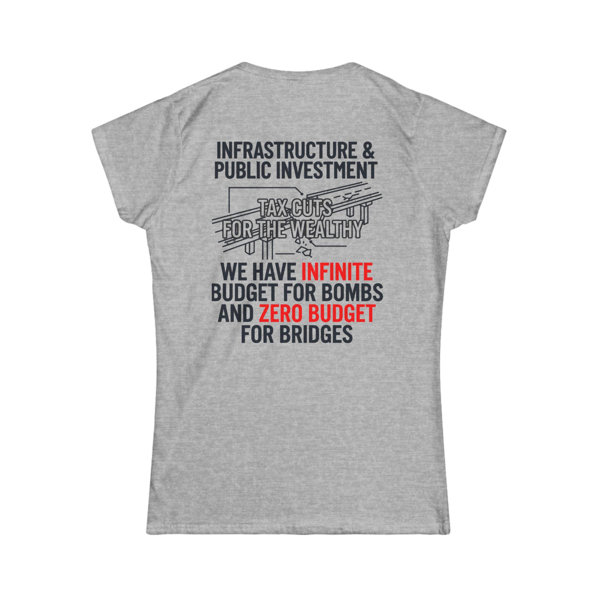 "Protest Series - Fix The Roads" Women's Tee