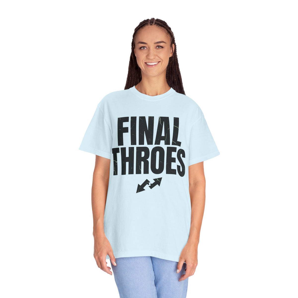 Color: Chambray | Final Throes Unisex Garment-Dyed Tee