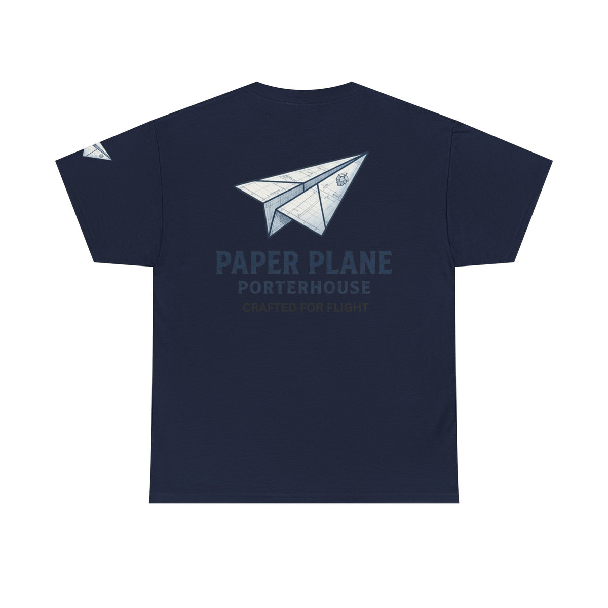 Color: Navy | Paper Plane Porterhouse Premium Graphic Tee