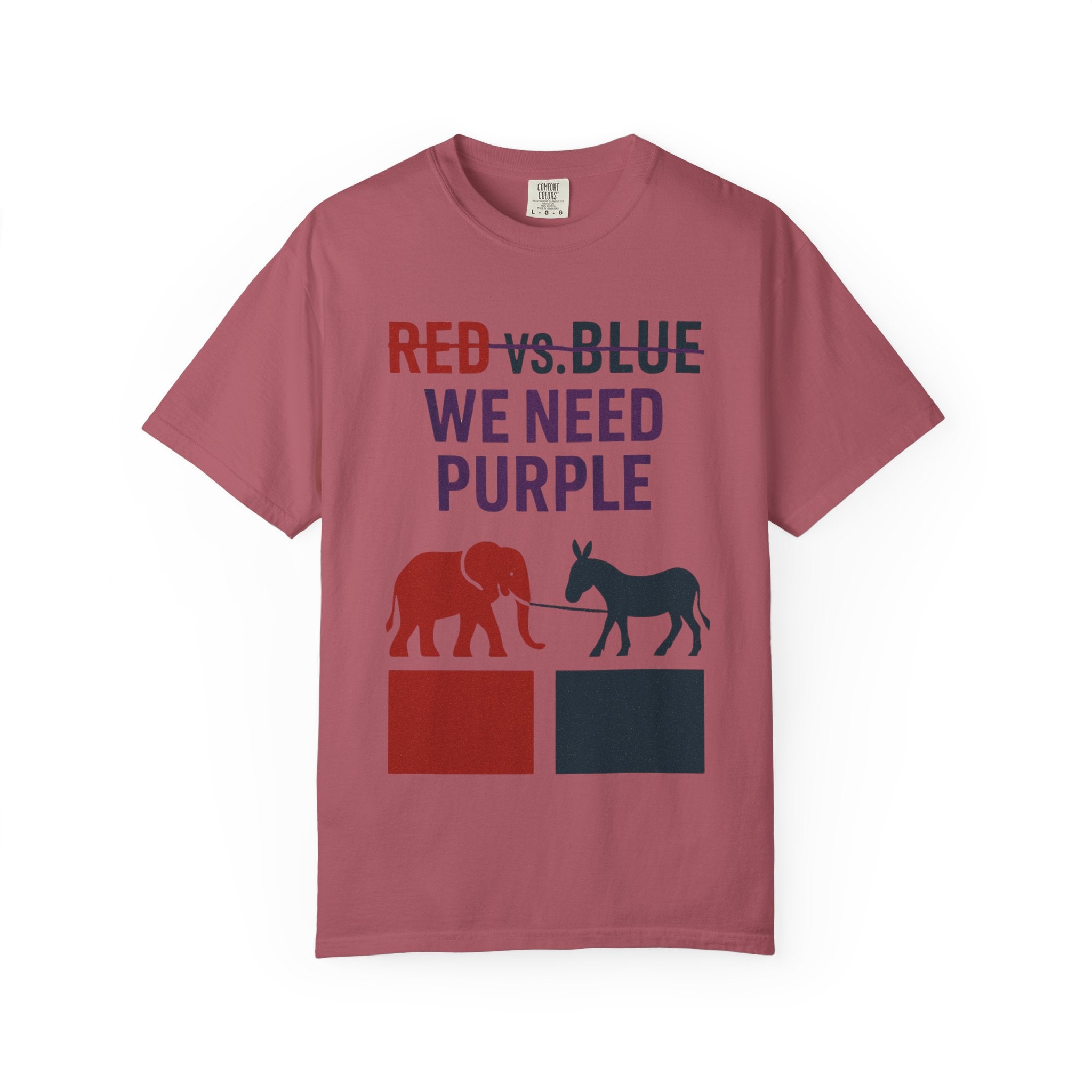 "he Lesser Evil Election" Unisex Garment-Dyed T-shirt
