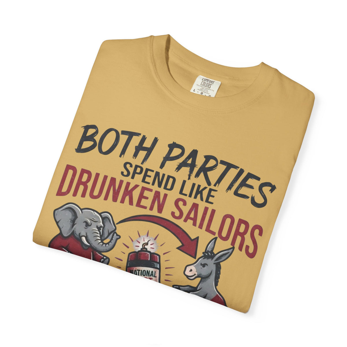 Protest Series - Audit The Spending Unisex Garment-Dyed Tee