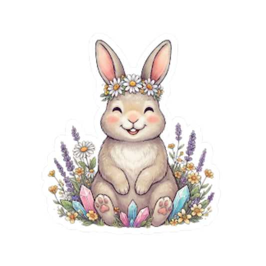 "Hippy Bunny" Sticker — Main