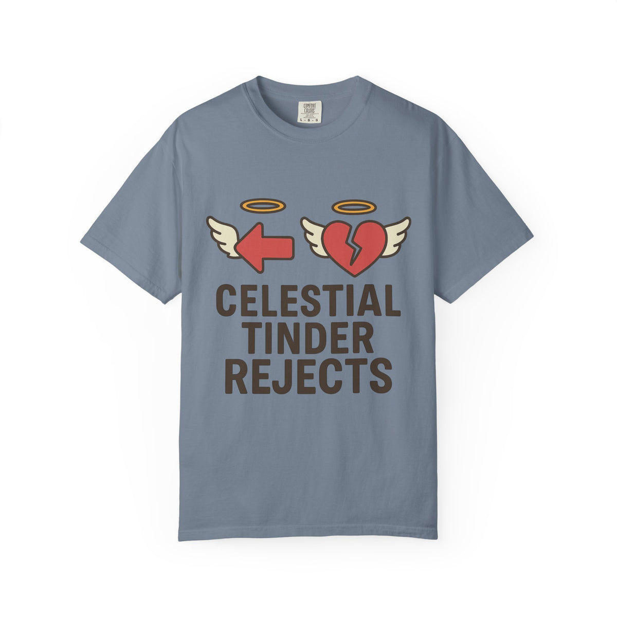 Color: Blue Jean | Celestial Tinder Rejects Unisex Garment-Dyed T-shirt