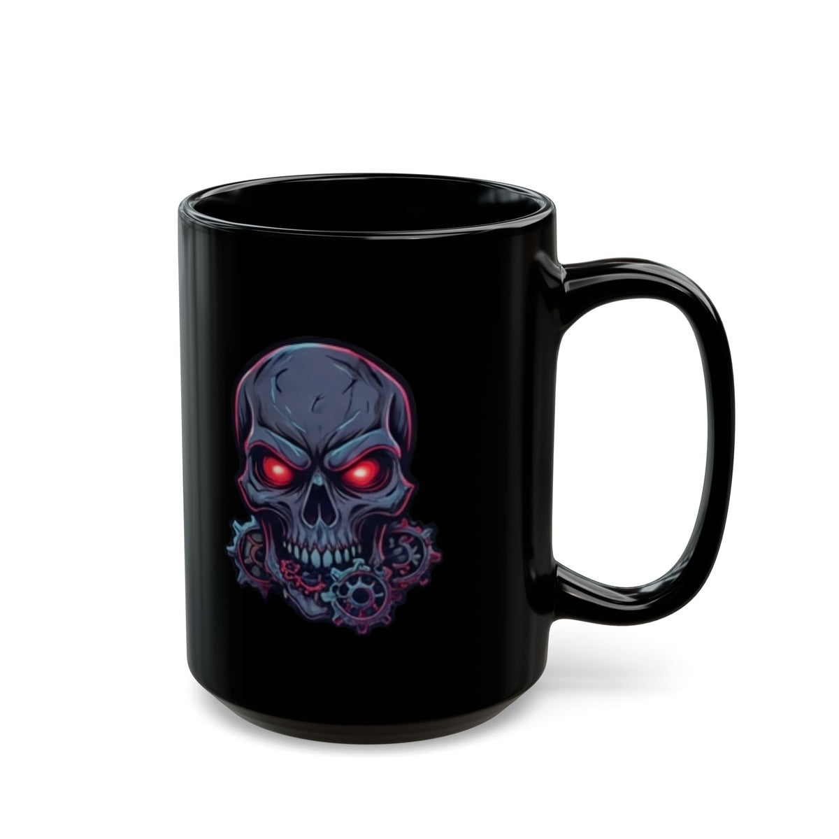 "Embrace the Journey - The Journey Sucks" Black Ceramic Mug — Graphic