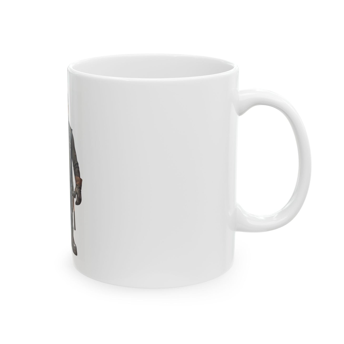 "Axel" White Ceramic Mug