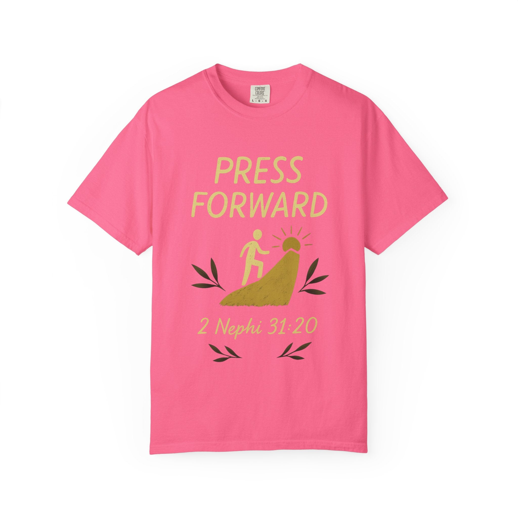 "Press Forward" Unisex Garment-Dyed T-shirt