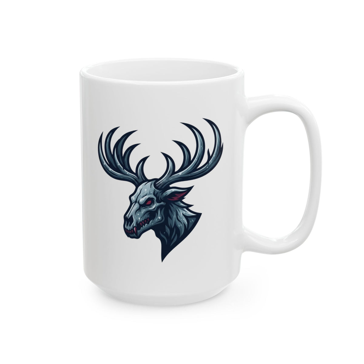 "Wendigo (Algonquian Folklore)" White Ceramic Mug — Graphic