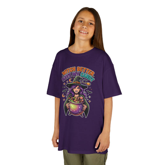 Color: Purple | Witch Better Have My Candy Kids Tee