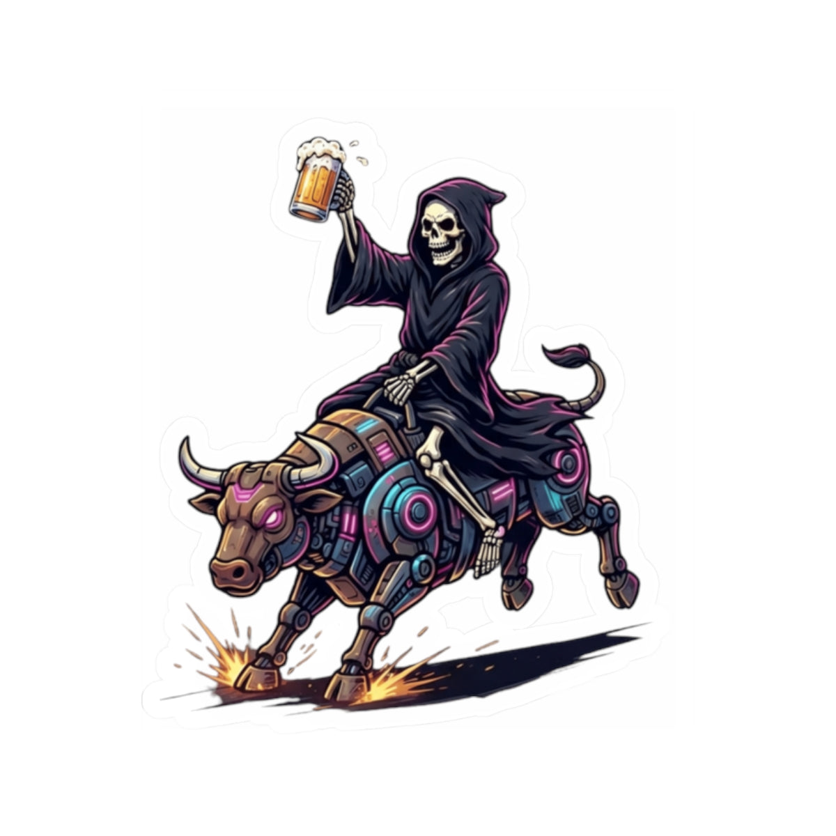 "Reaping the Night Life" Sticker