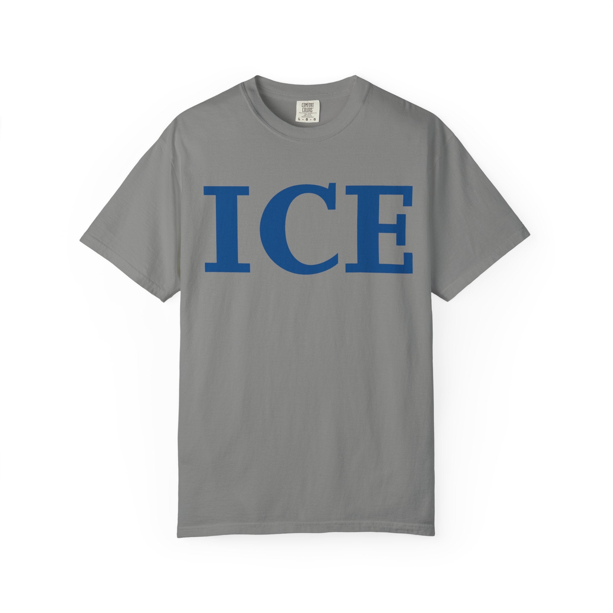 "ICE LOGO" Unisex Garment-Dyed T-shirt