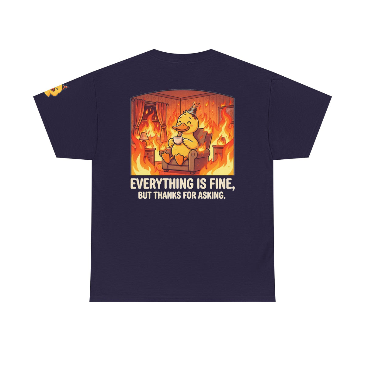Color: Blackberry | Everything Is Okay Premium Graphic Tee