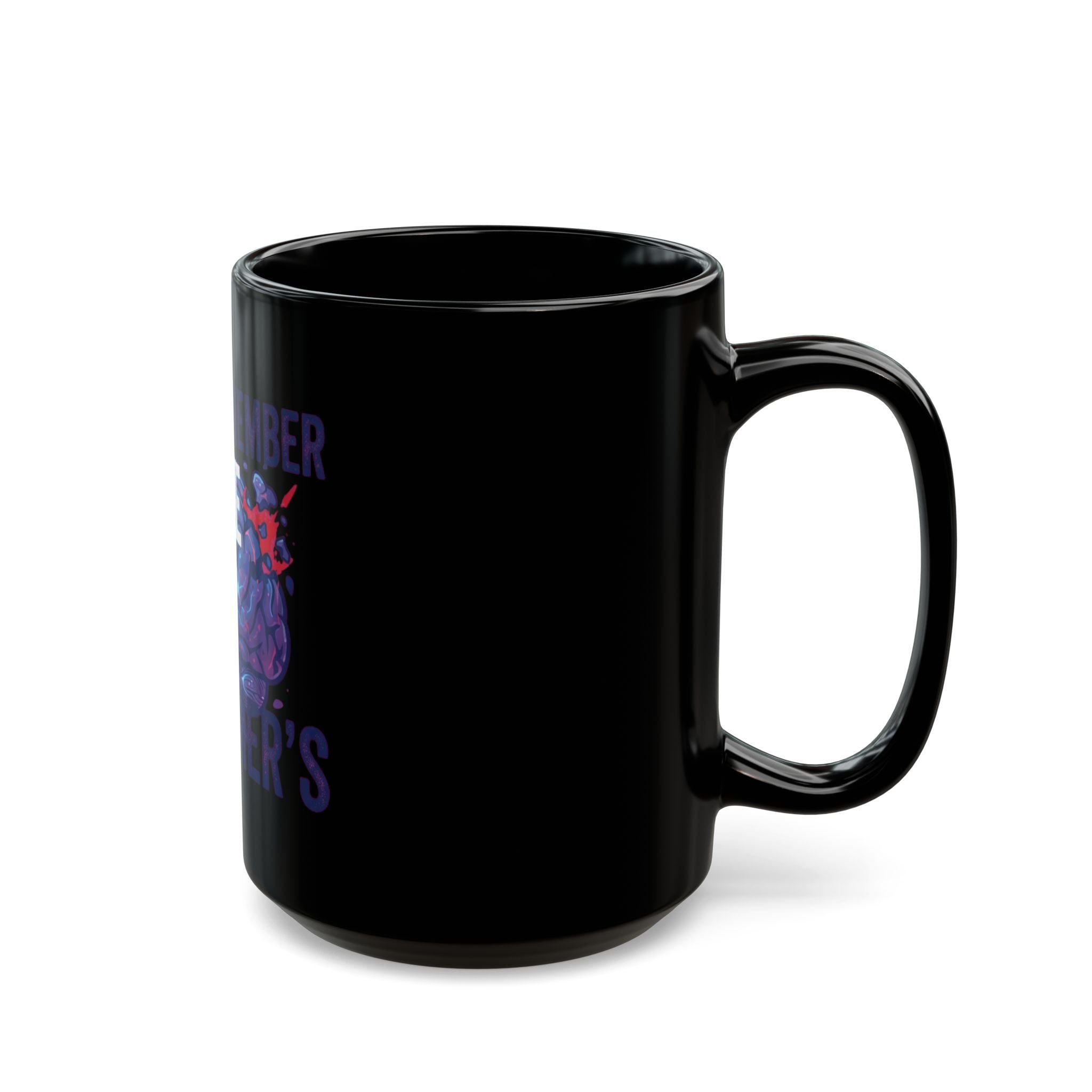 "I Can't Remember" Black Ceramic Mug