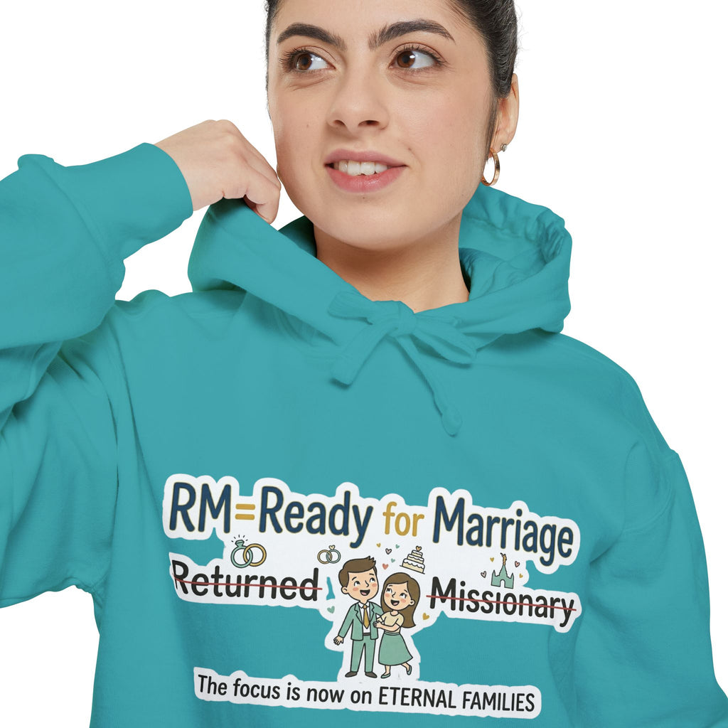 RM: Ready for Marriage (Probably Not) | Garment-Dyed Hoodie — AttitudeShirts