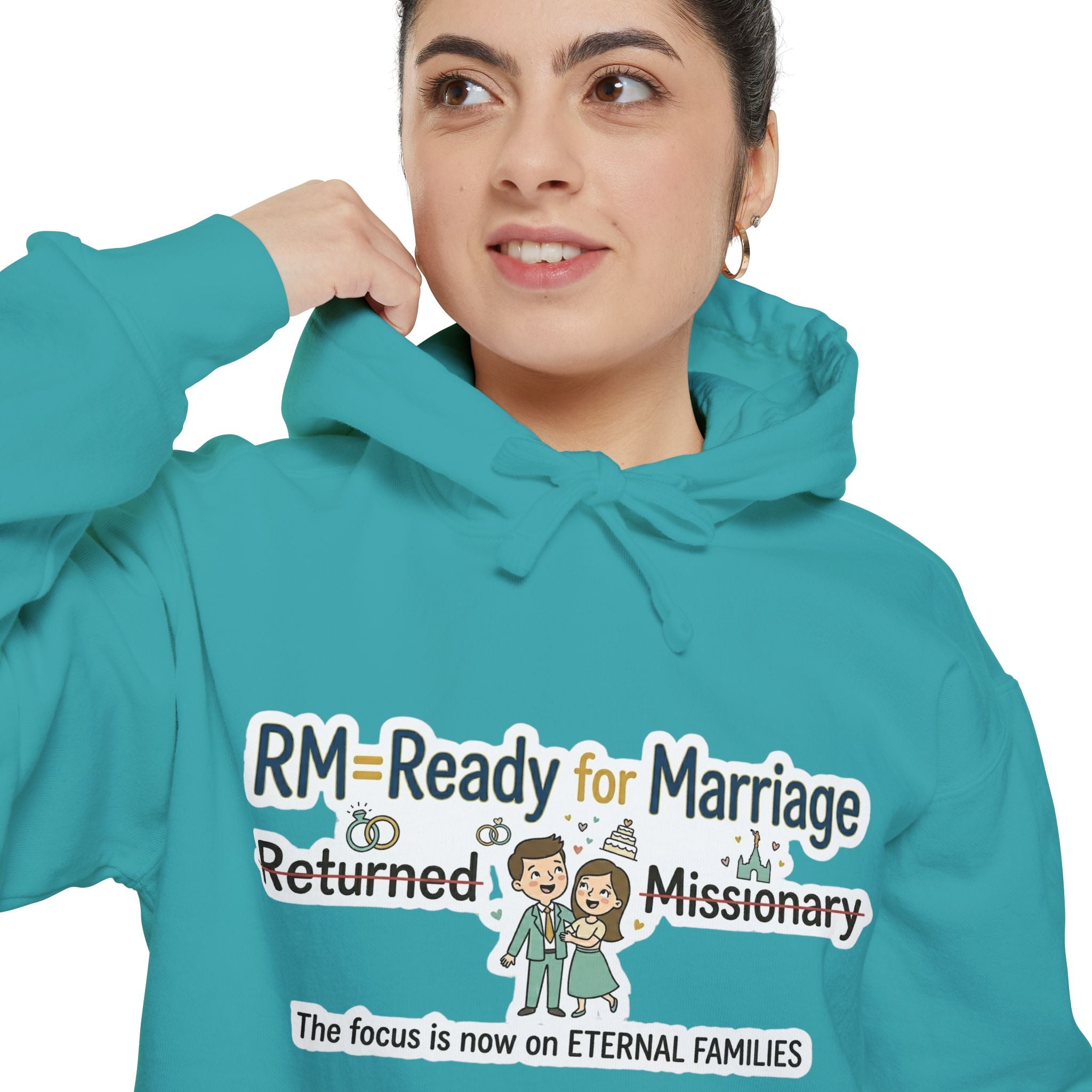 RM: Ready for Marriage (Probably Not) | Garment-Dyed Hoodie — AttitudeShirts