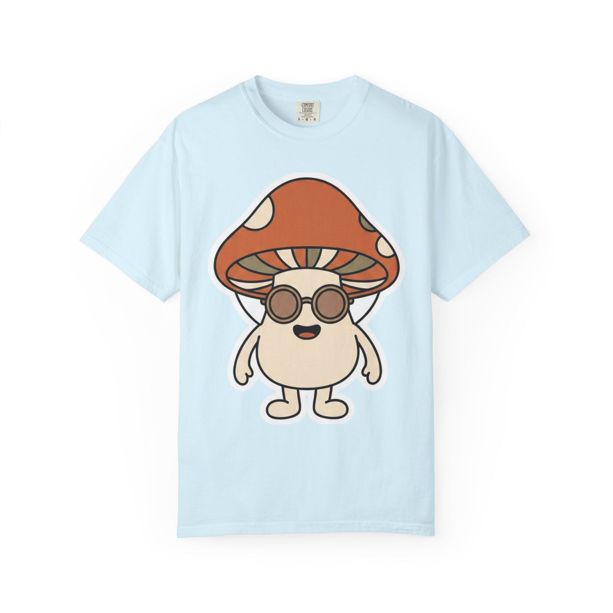 Color: Chambray | Shroom Man Unisex Garment-Dyed Tee