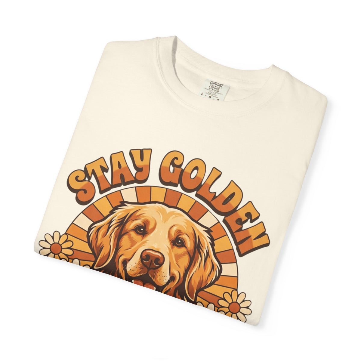 "Stay Golden & Bark On" Unisex Garment-Dyed Tee