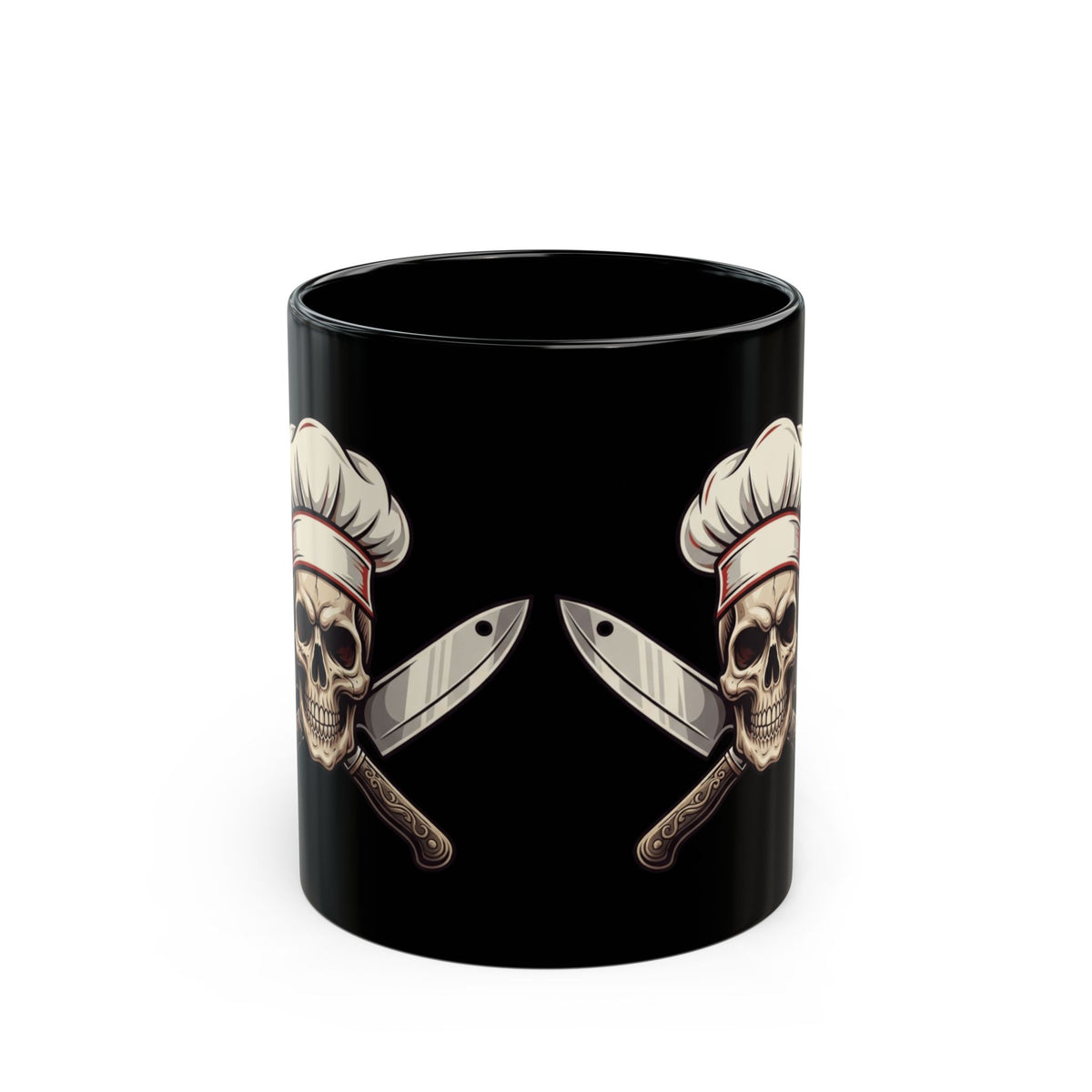 "Hell's Kitchen Literally" Black Ceramic Mug — Graphic