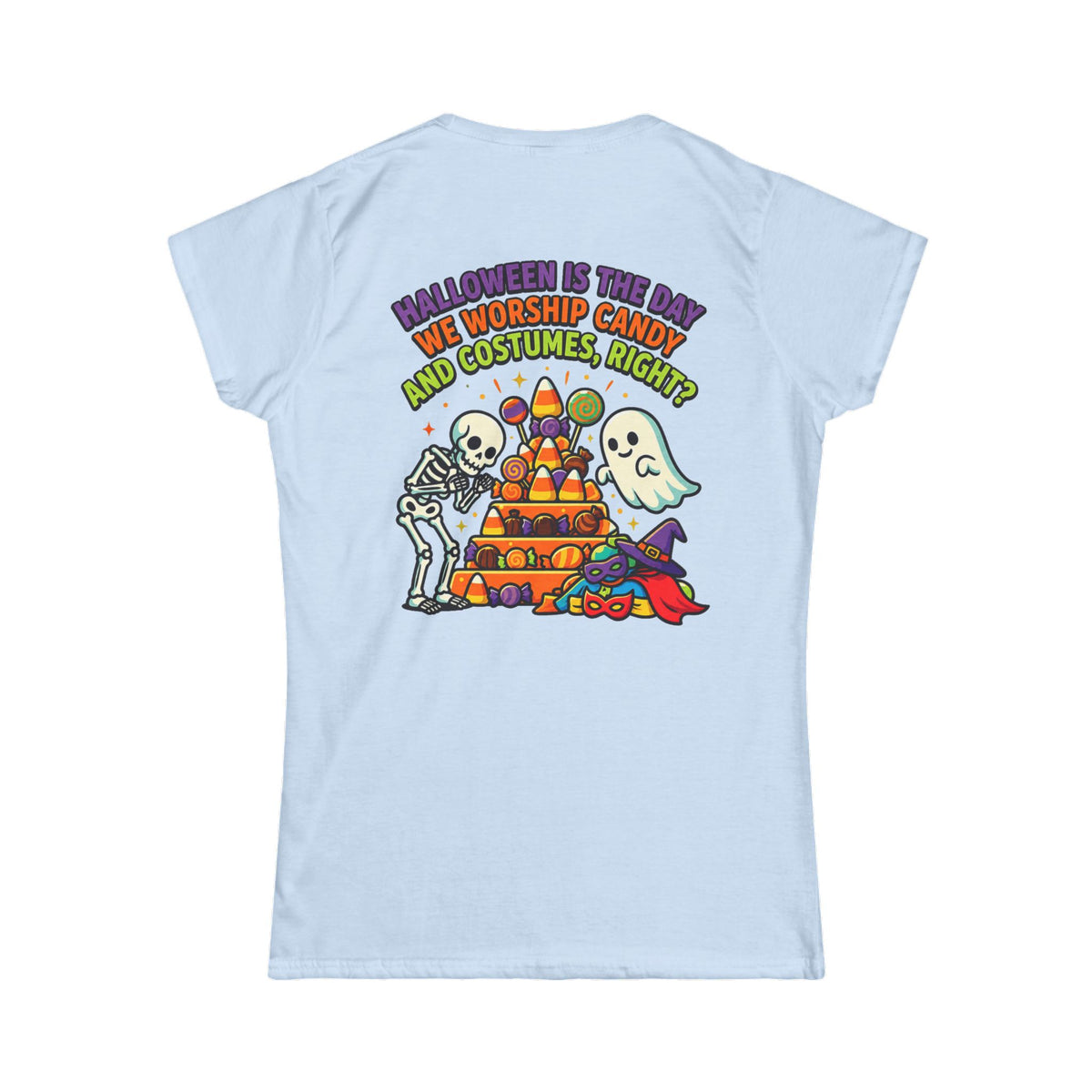 Color: Light Blue | Worship Candy Women's Tee