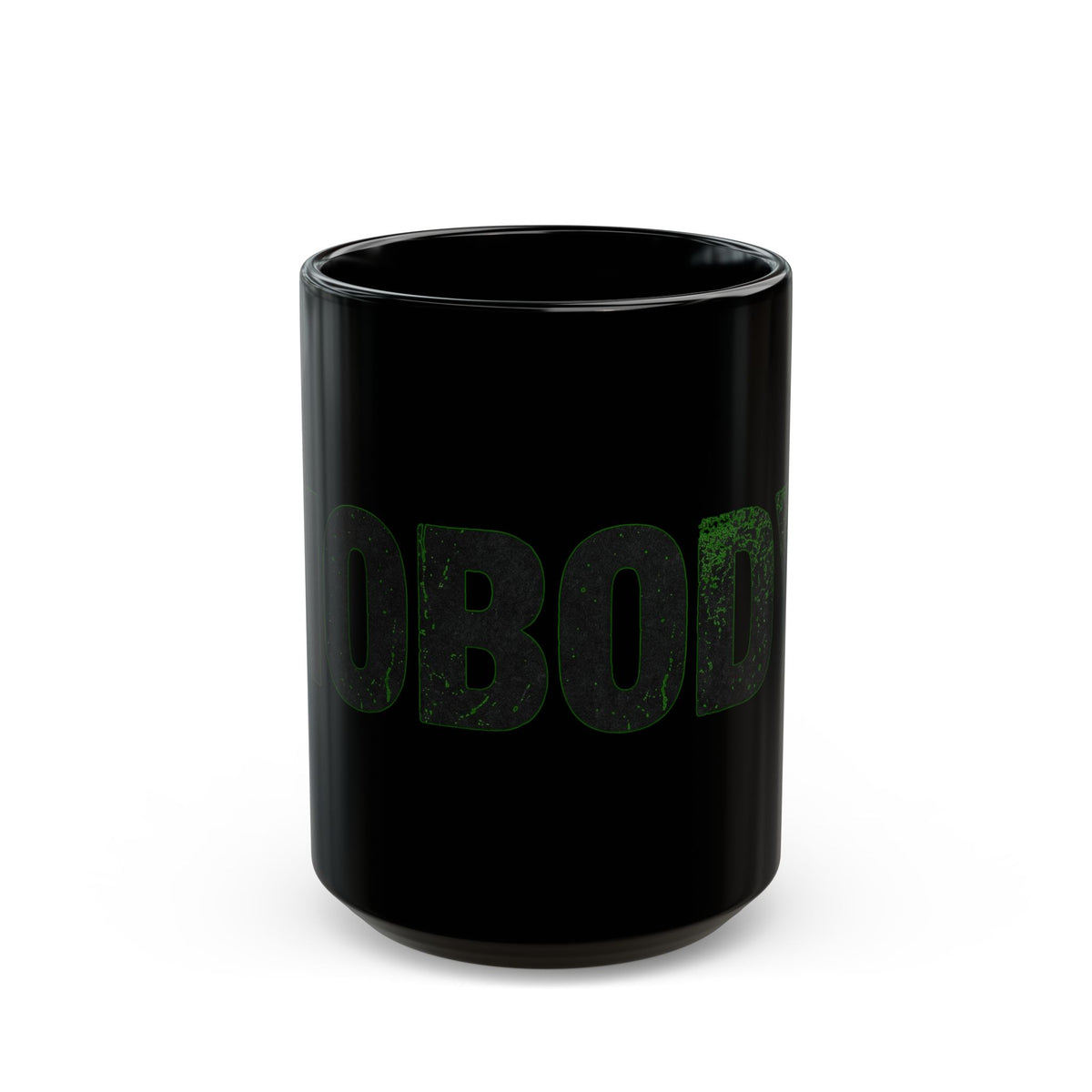 "Nobody Can Beat You At Being You" Black Ceramic Mug — Graphic