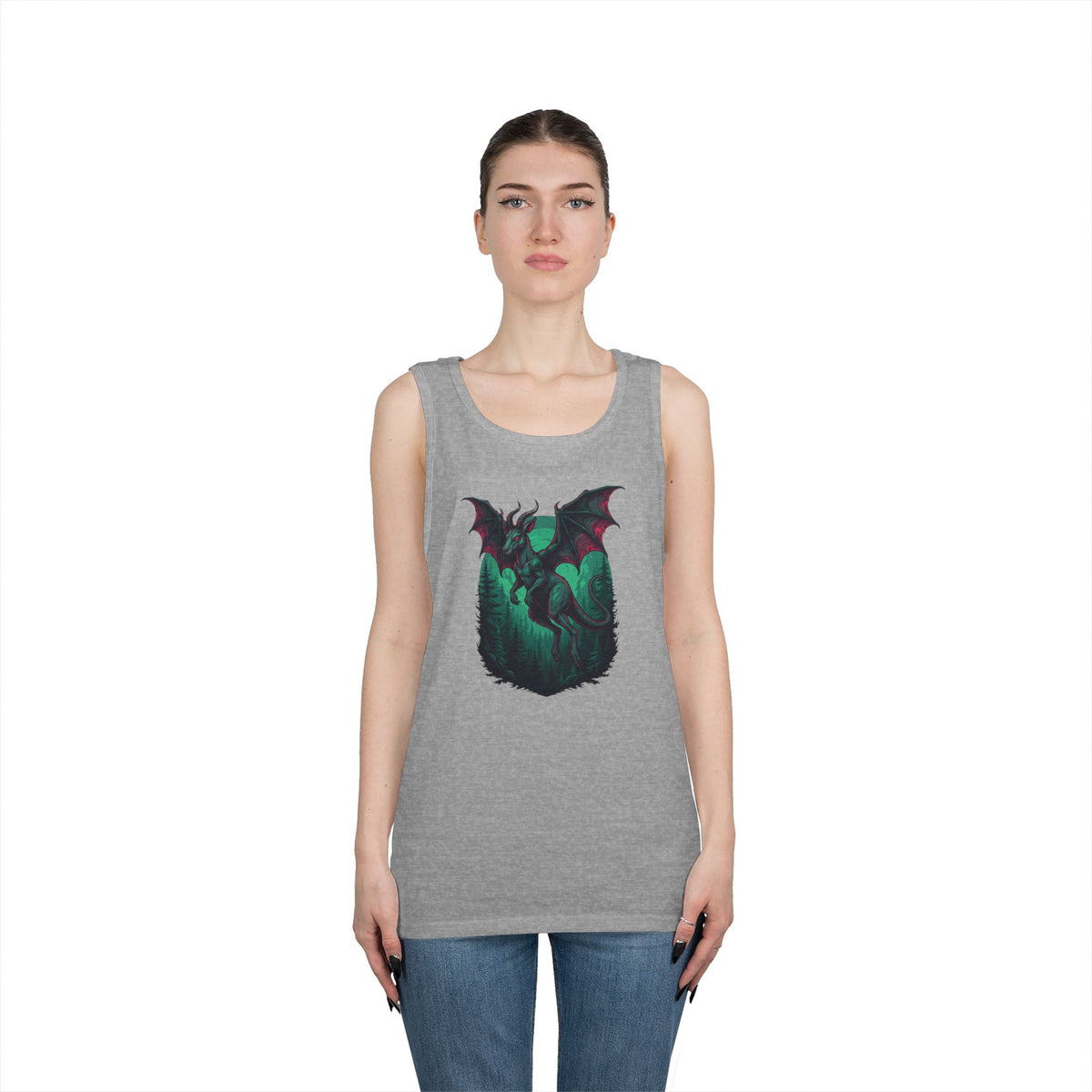 Color: Sport Grey | The Jersey Devil (New Jersey, USA) Tank Top