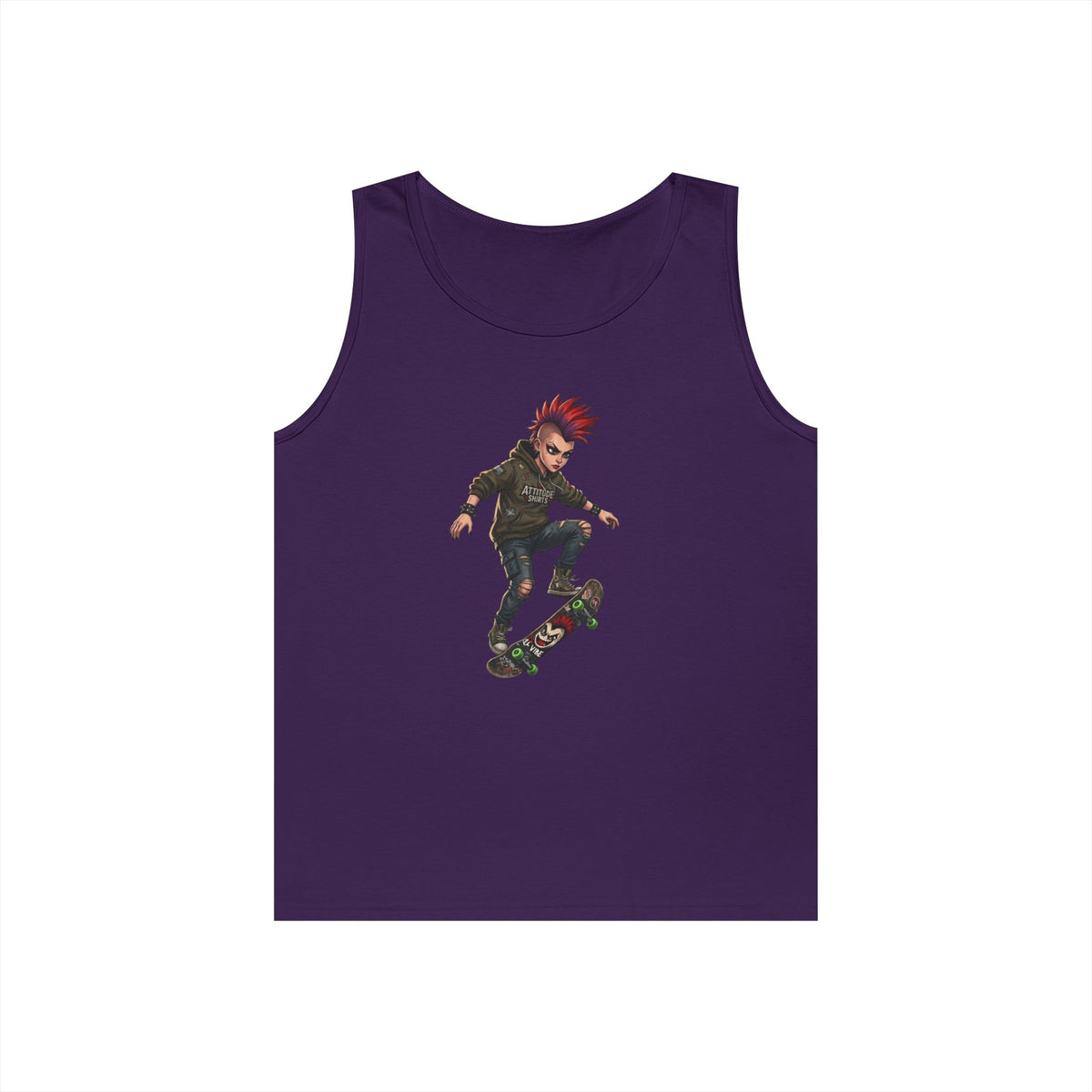 Color: Purple | Riot Tank Top