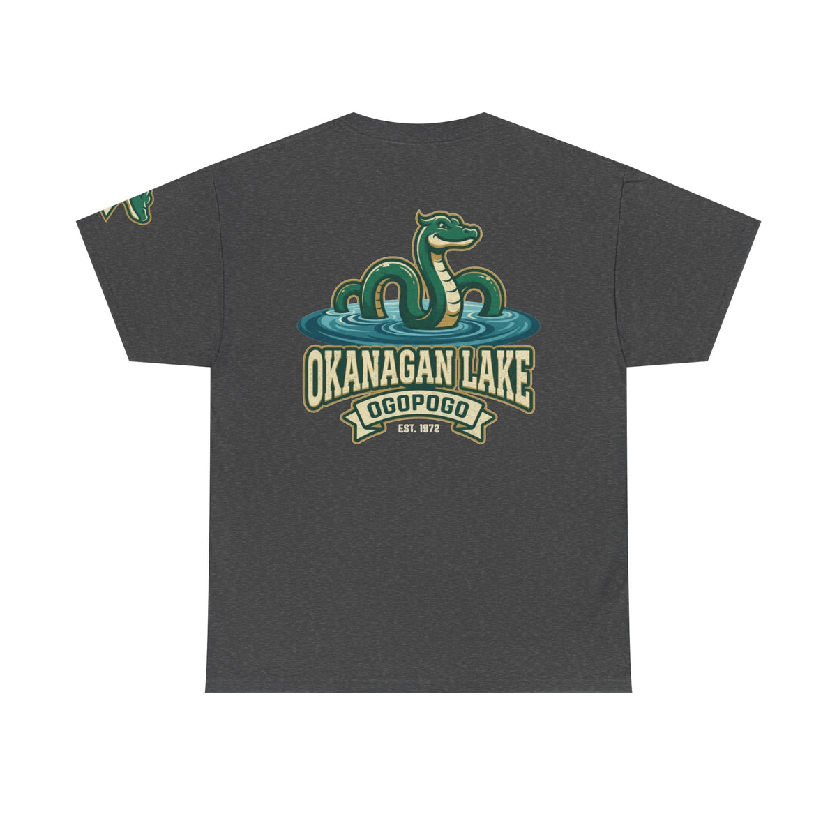 Color: Dark Heather | Ogopogo (Canada) Premium Graphic Tee